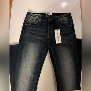 dark wash bootcut jeans vigoss